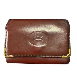 Cartier “Must de Cartier” Key Holder (Vintage/COA included) Burgundy